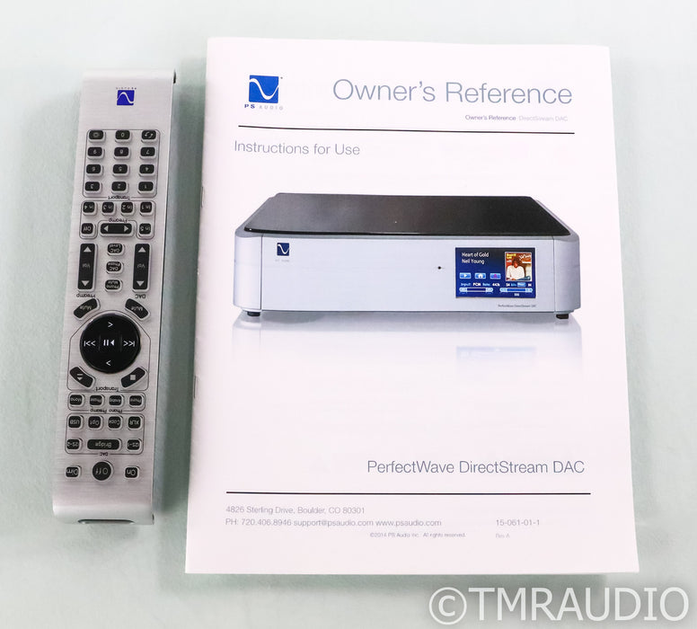 PS Audio PerfectWave DirectStream DAC; Remote; Silver; (Used)