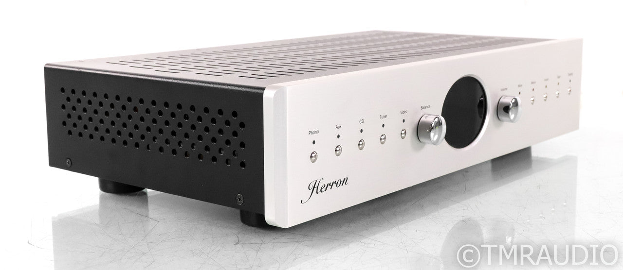 Herron Audio VTSP-2 (r02) Stereo Tube Preamplifier; Remote; Silver; VTSP2R02