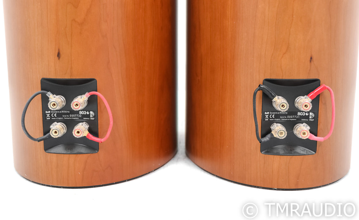 B&W 803D Floorstanding Speakers; 803-D; Diamond, Rosewood Pair