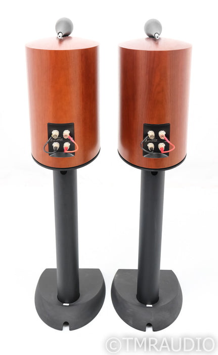 B&W 805S Bookshelf Speakers; 805-S; Rosenut Pair w/ Stands