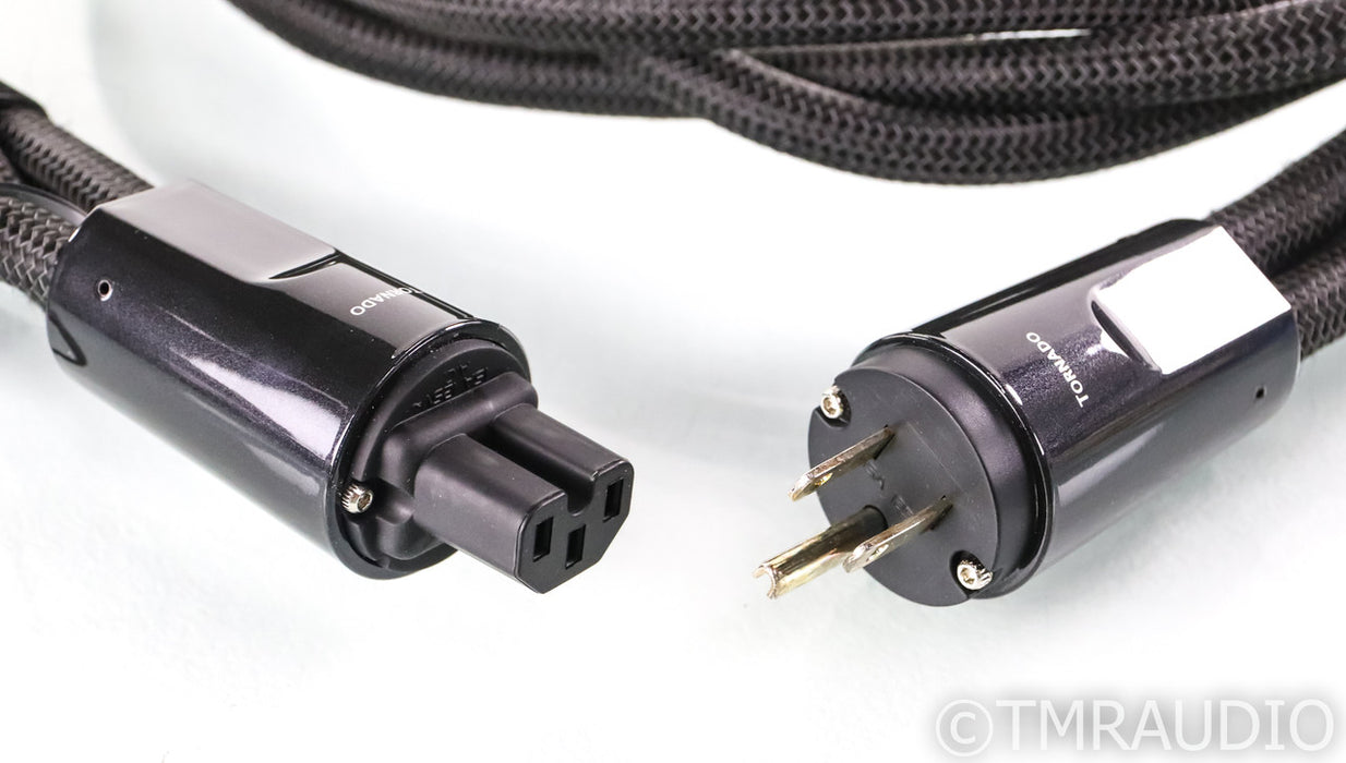 AudioQuest Tornado High-Current Power Cable; 3m AC Cord; Black