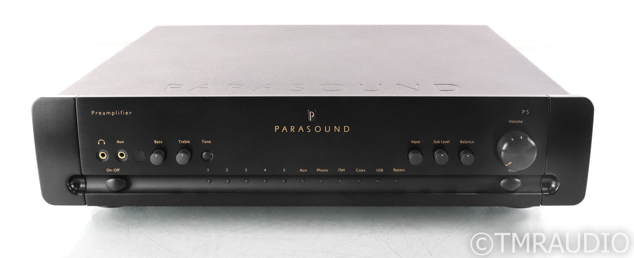 Parasound Halo P5 Stereo Preamplifier; P-5; Black; Remote