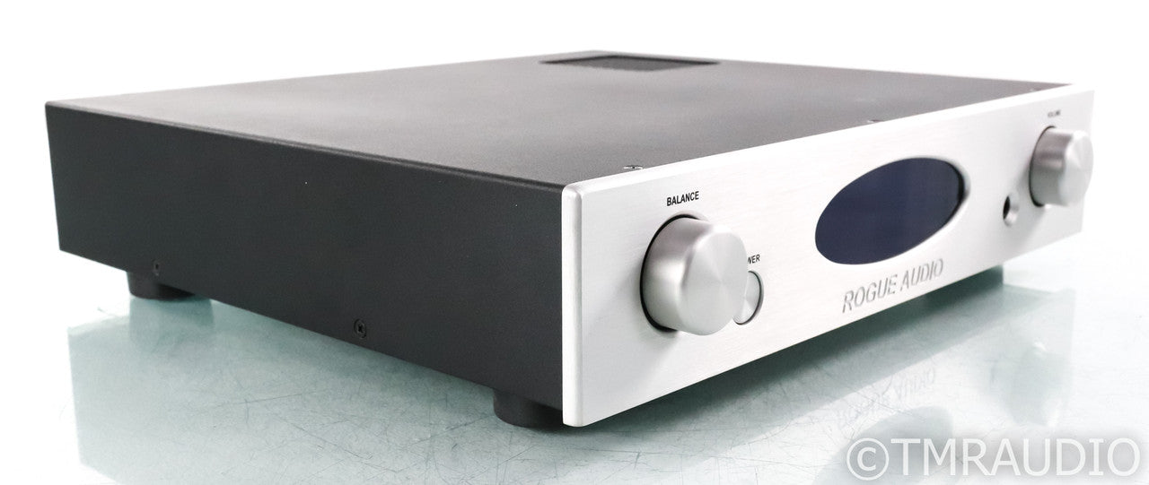 Rogue Audio RP-1 stereo Preamplifier; RP1; Remote; Silver