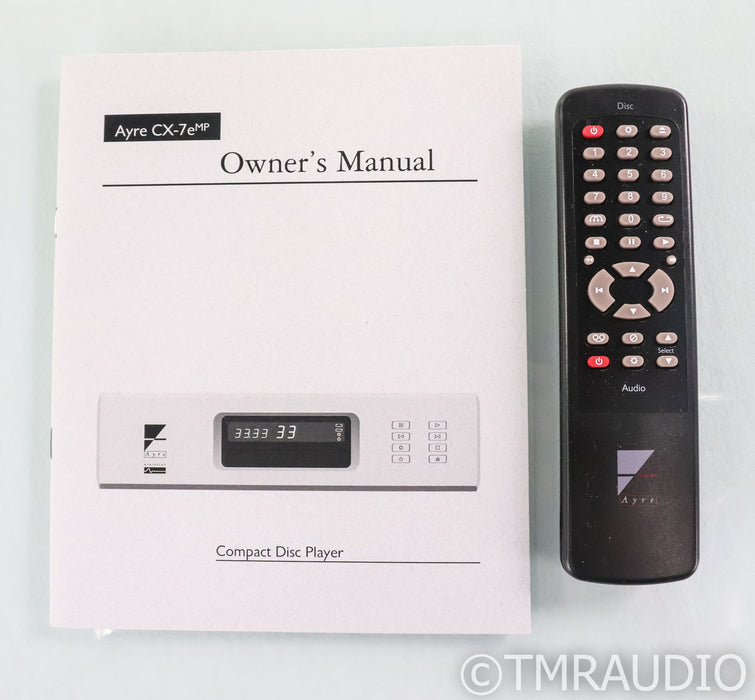 Ayre CX-7 eMP CD Player; Remote
