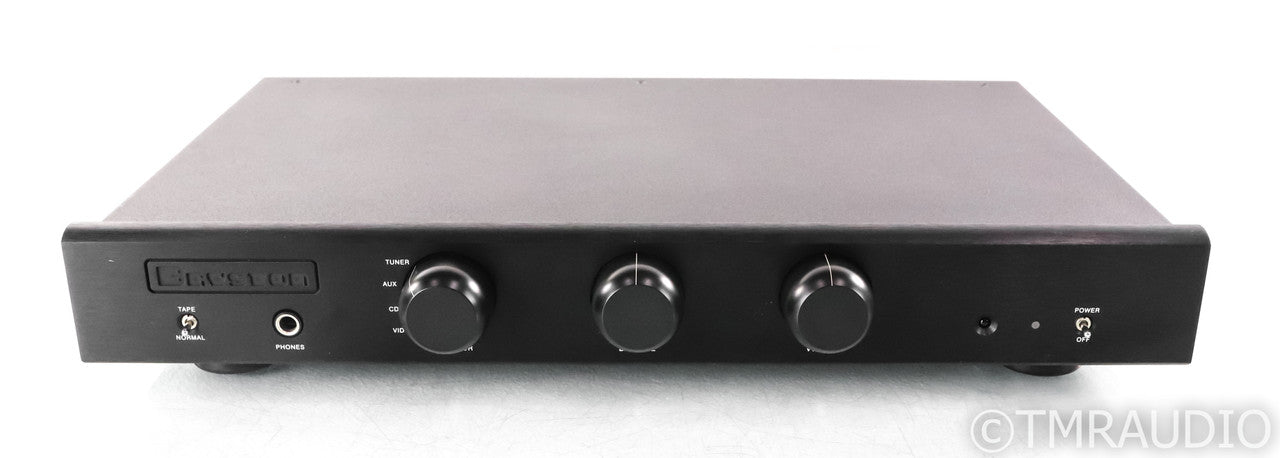 Bryston BP6 Stereo Preamplifier; Remote; Black; 17" Faceplate; BP-6