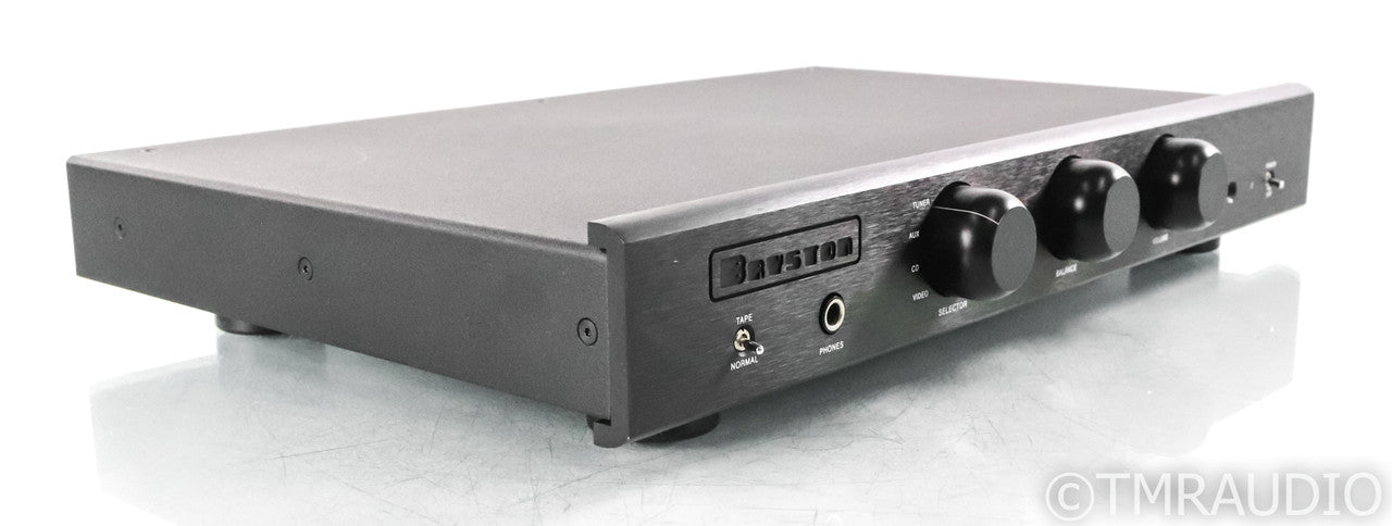 Bryston BP6 Stereo Preamplifier; Remote; Black; 17" Faceplate; BP-6