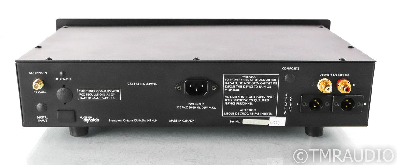 Magnum Dynalab MD 90 SE Vintage FM Tuner; MD90SE; Black