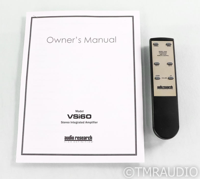 Audio Research VSi60 Stereo Tube Integrated Amplifier; VSi-60; Remote