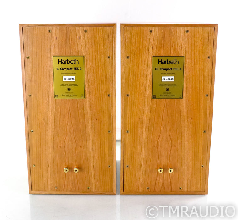Harbeth HL Compact 7ES-3 Bookshelf Speakers; 7ES3; Cherry pair
