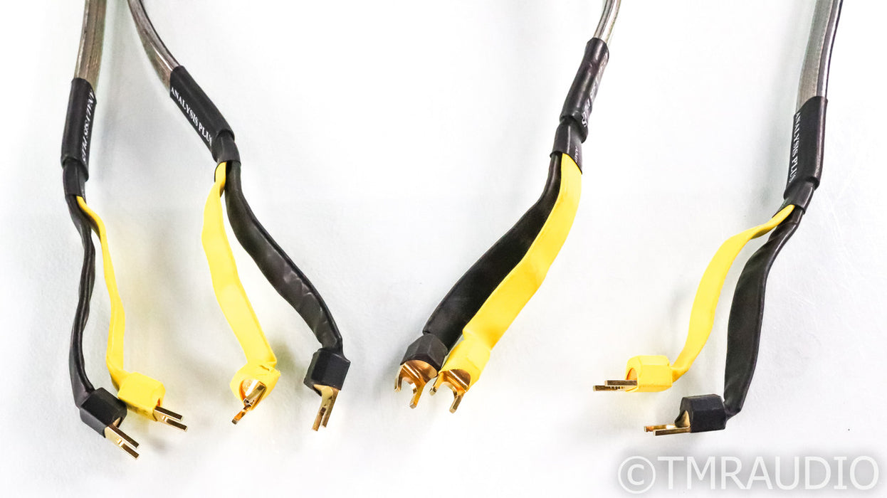 Analysis Plus Oval 9 Speaker Cables; 12ft Pair; Nine