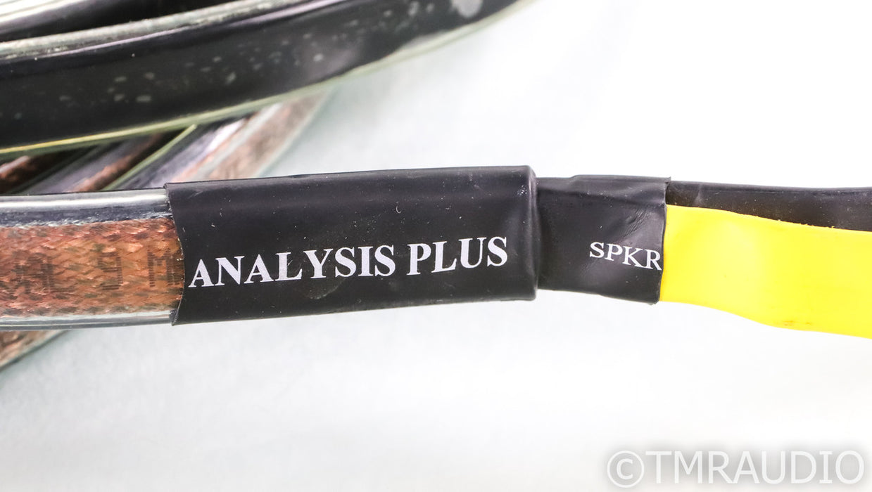 Analysis Plus Oval 9 Speaker Cables; 12ft Pair; Nine