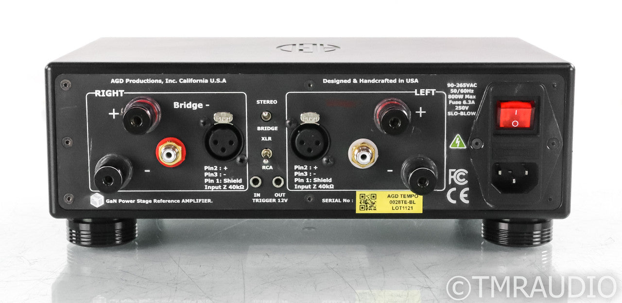 AGD Temp Di GaN Stereo Power Amplifier; Black