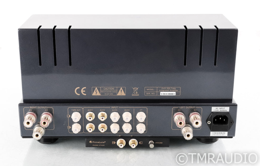 PrimaLuna EvoLution EVO 200 Stereo Tube Integrated Amplifier; Remote