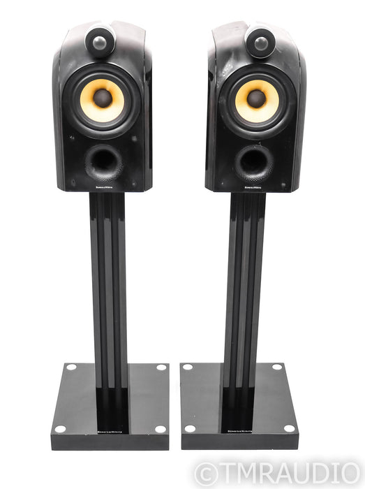 Bowers & Wilkins スピーカーPM1 B&W PM1 Bookshelf Speakers; PM-1; Mocha Gloss Pair with Stands