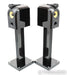 B&W PM1 Bookshelf Speakers; PM-1; Mocha Gloss Pair with Stands