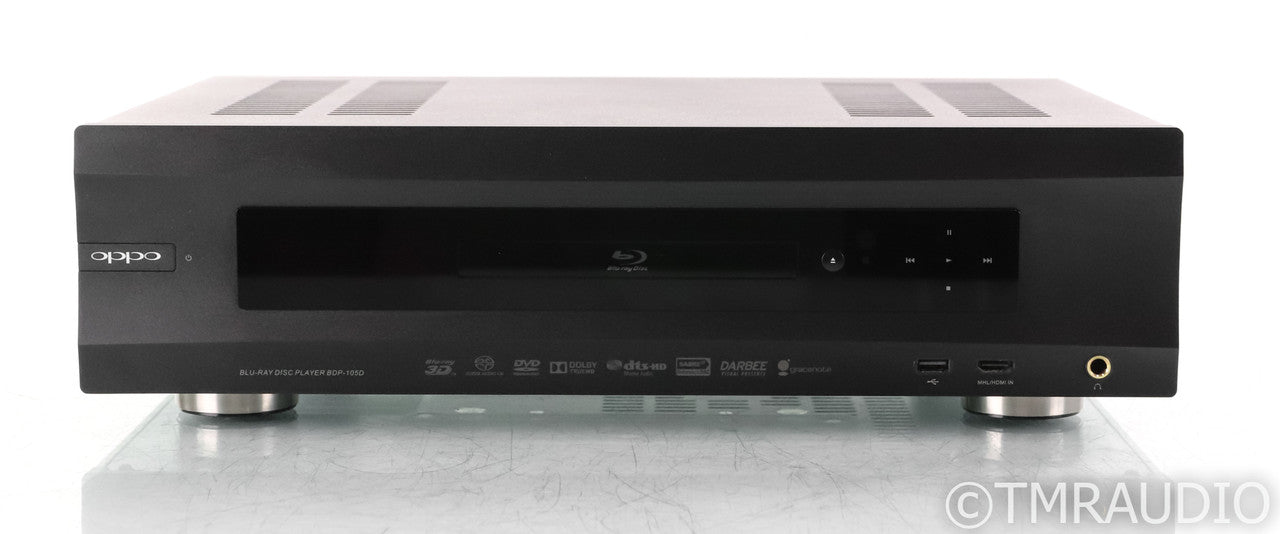 Oppo BDP-105D Universal Blu-Ray Player; BDP105; USB; Remote; Darbee Edition