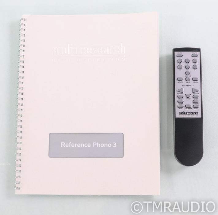 Audio Research Reference Phono 3 Tube MM / MC Phono Preamplifier; Very Low Hours
