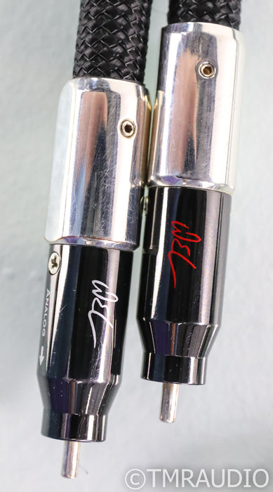 AudioQuest WEL Signature RCA Cables; 1m Pair Interconnects; 72v DBS; Unique