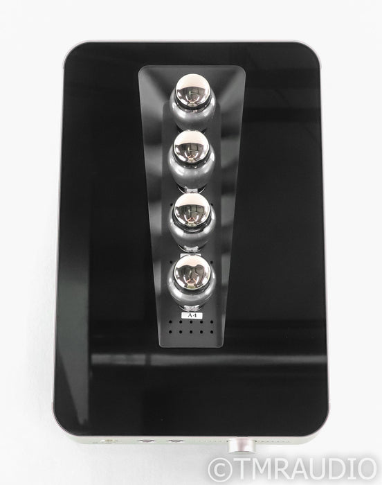 HiFiMan Shangri La Jr Electrostatic Headphones / Amplifier; Silver; Tube