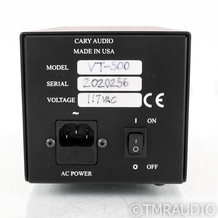 Cary Audio VT-500 Tube MM / MC Phono Preamplifier; VT500; Black