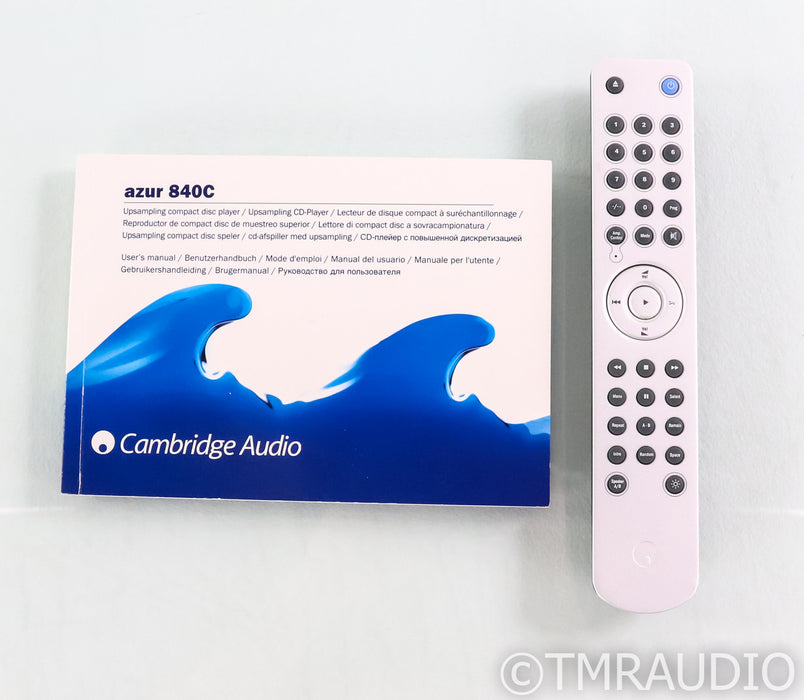 Cambridge Audio Azur 840C CD Player; 840-C; Remote; Upsampling