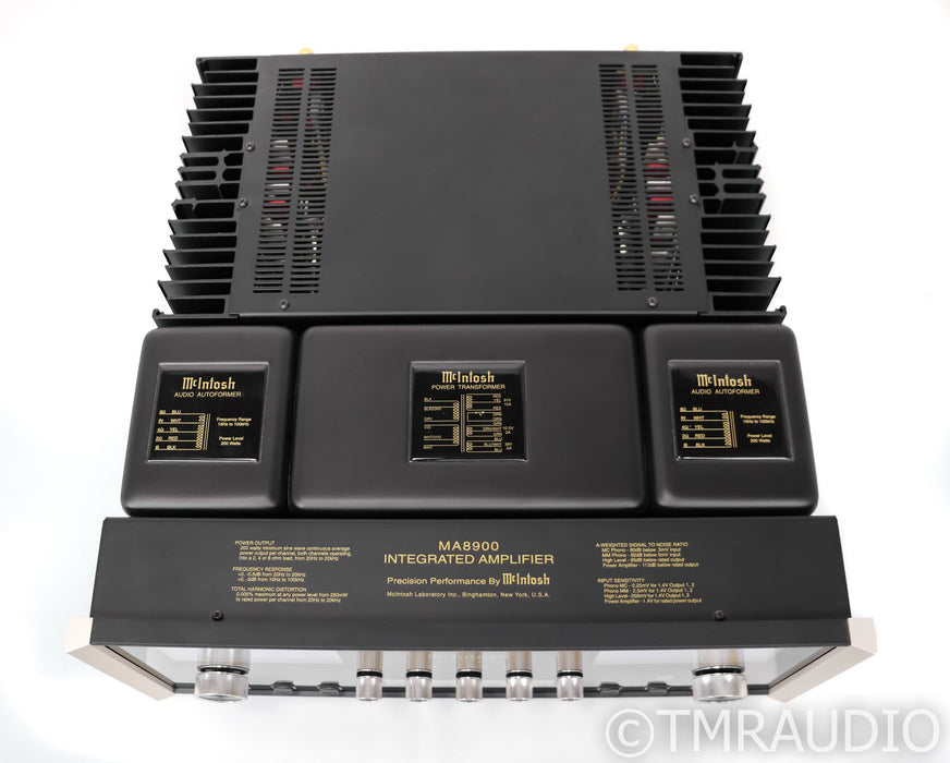 McIntosh MA8900 Stereo Integrated Amplifier; MA-8900; Remote; MM / MC Phono
