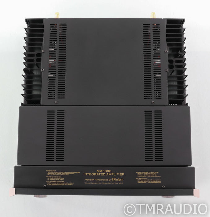 McIntosh MA5300 Stereo integrated Amplifier; MA-5300; MM Phono Stage