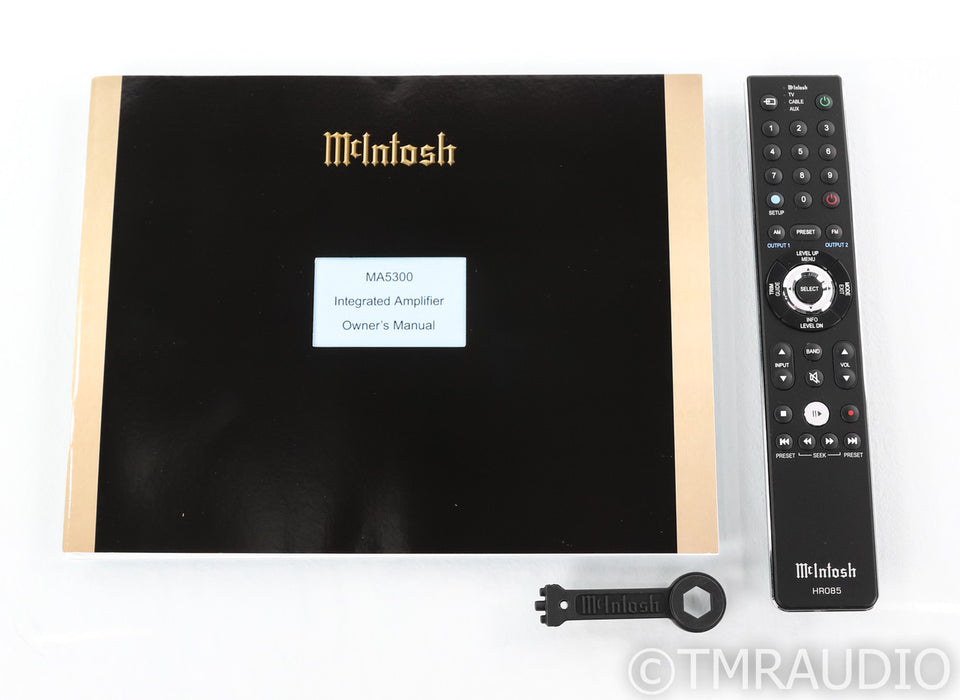 McIntosh MA5300 Stereo integrated Amplifier; MA-5300; MM Phono Stage