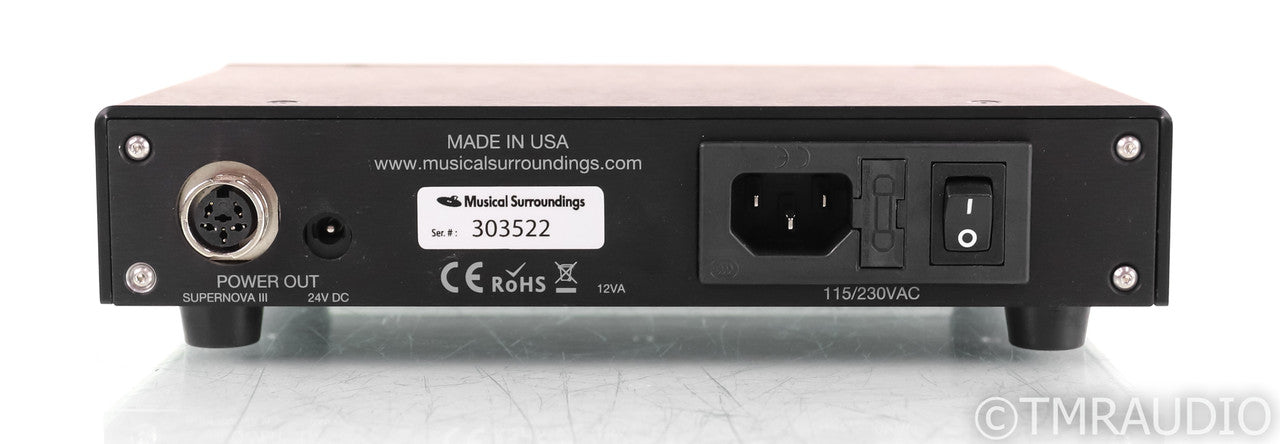 Musical Surroundings Nova III MM / MC Phono Preamplifier / Power Supply; Black