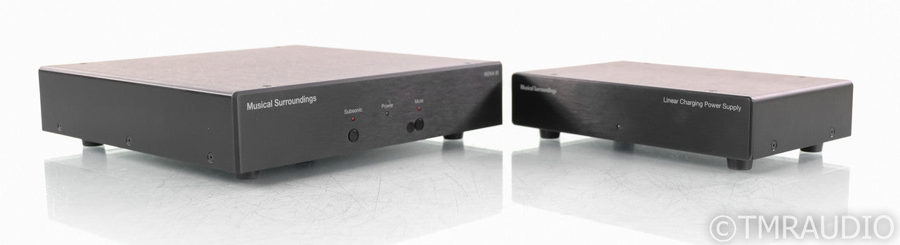 Musical Surroundings Nova III MM / MC Phono Preamplifier / Power Supply; Black