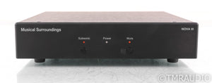 Musical Surroundings Nova III MM / MC Phono Preamplifier / Power Supply; Black