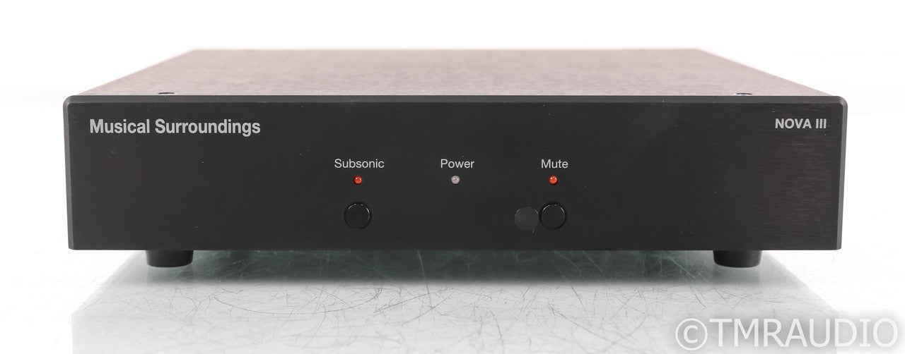 Musical Surroundings Nova III MM / MC Phono Preamplifier / Power Supply; Black