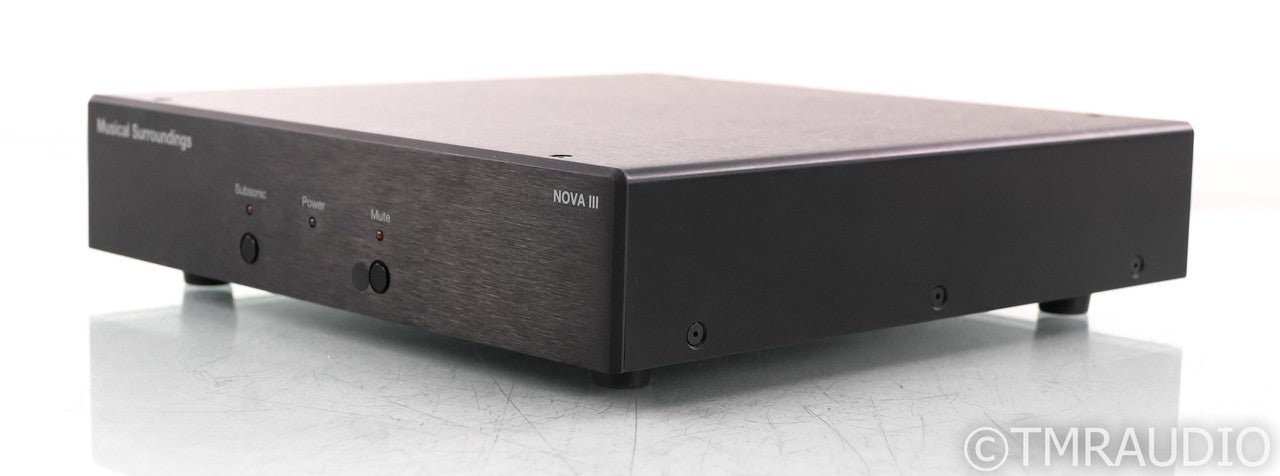 Musical Surroundings Nova III MM / MC Phono Preamplifier / Power Supply; Black