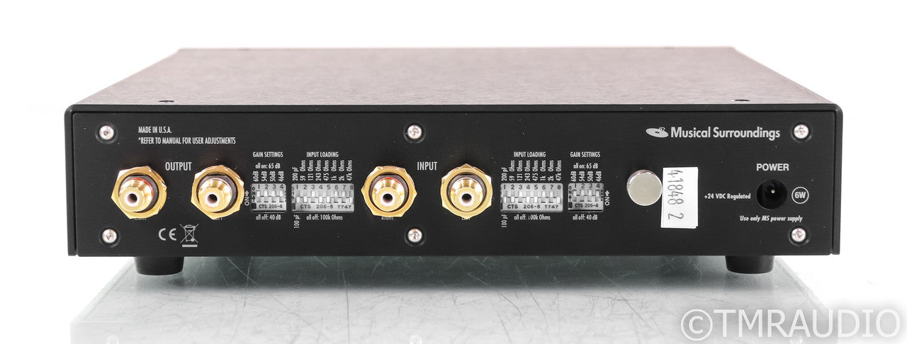 Musical Surroundings Nova III MM / MC Phono Preamplifier / Power Supply; Black