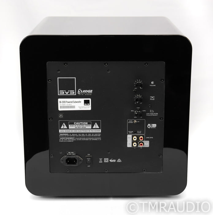 SVS SB-2000 12" Powered Subwoofer; SB2000; Piano Black