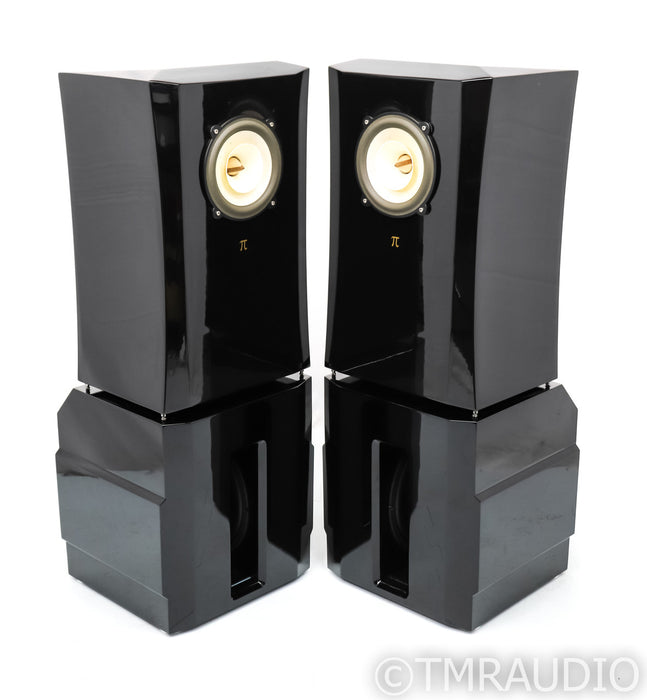 Voxativ 9.87 Floorstanding Speakers; Piano Black Monitor & Bass Module Pair