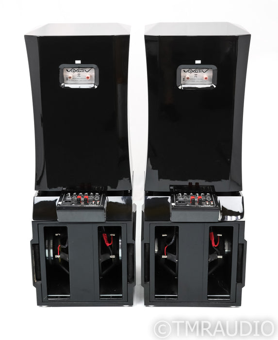 Voxativ 9.87 Floorstanding Speakers; Piano Black Monitor & Bass Module Pair