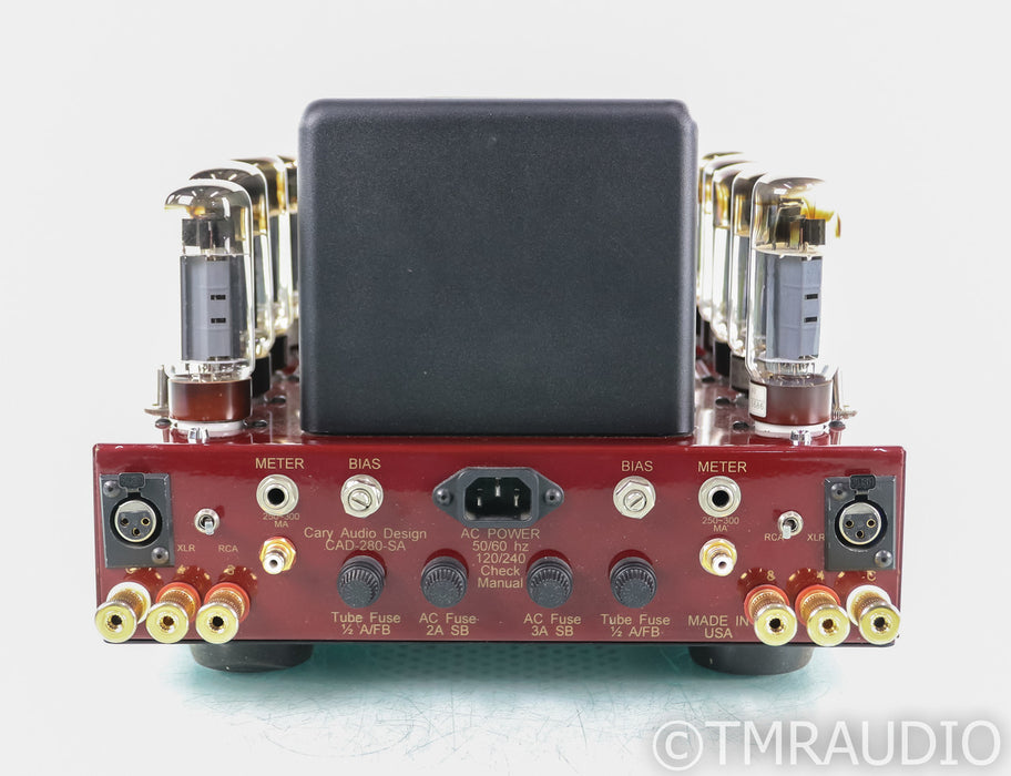 Cary Audio V12R CAD-280-SA Stereo Tube Power Amplifier; New Tubes