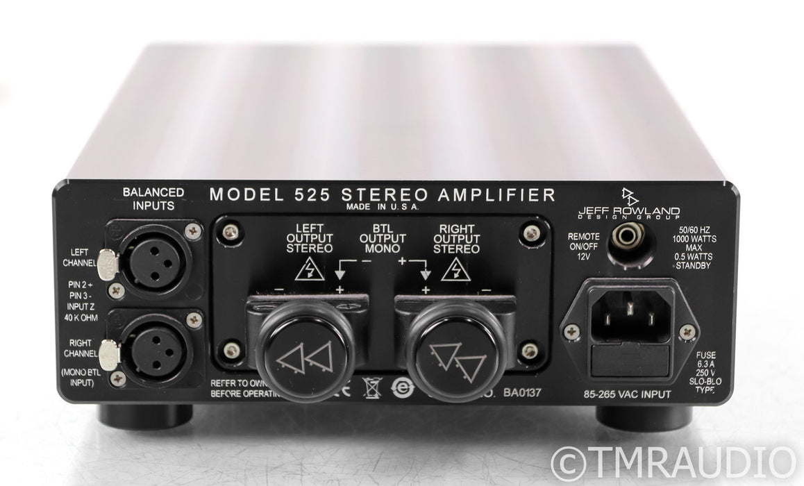 Jeff Rowland Model 525 Stereo Power Amplifier