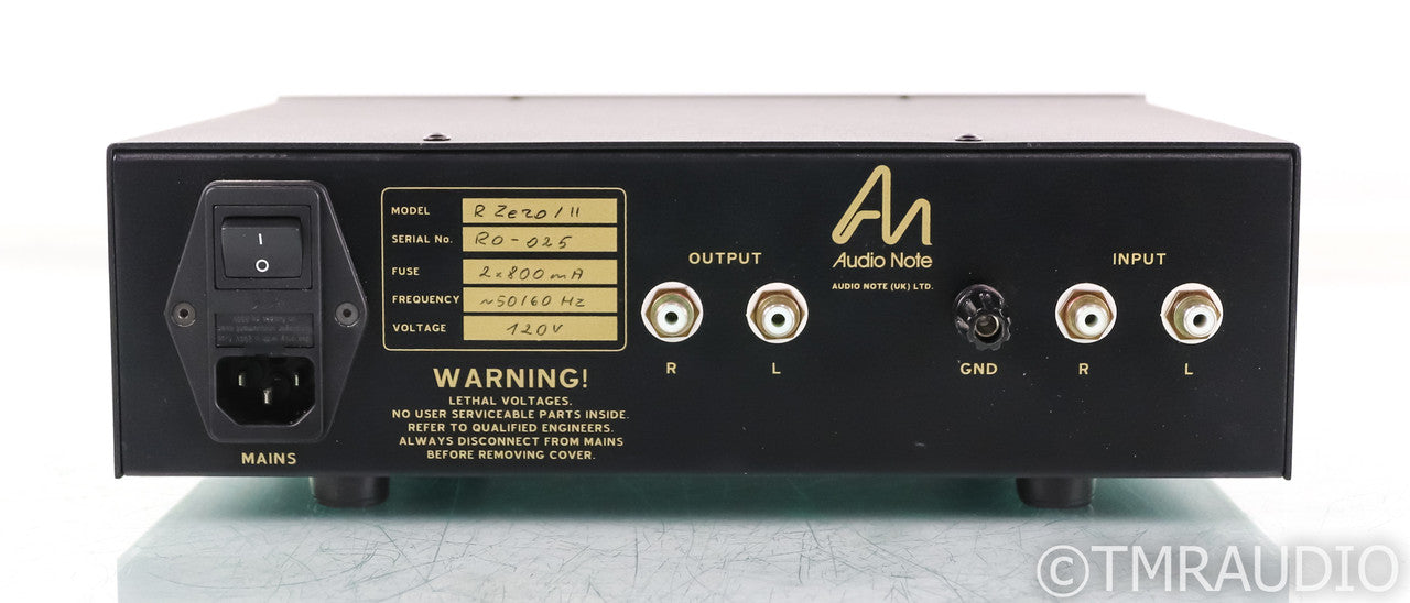 Audionote R Zero/II MM Phono Preamplifier; Silver; R-Zero-2