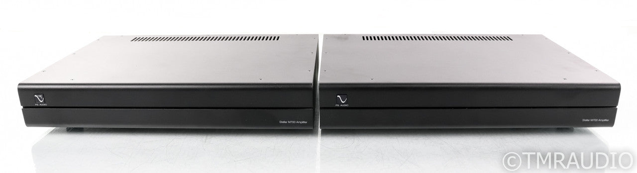 PS Audio Stellar M700 Mono Power Amplifier; Black Pair (Used)