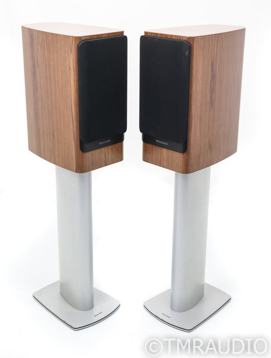 Dynaudio Contour 20 Bookshelf Speakers; Walnut Pair w/ Stands