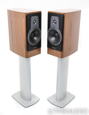 Dynaudio Contour 20 Bookshelf Speakers; Walnut Pair w/ Stands