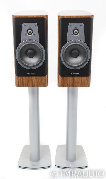 Dynaudio Contour 20 Bookshelf Speakers; Walnut Pair w/ Stands