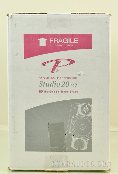 Paradigm Studio 20 V.3 Bookshelf Speakers in Factory Box