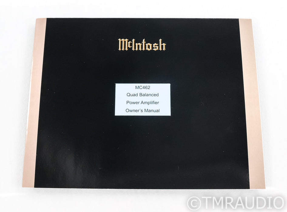 McIntosh MC462 Stereo Power Amplifier; MC-462