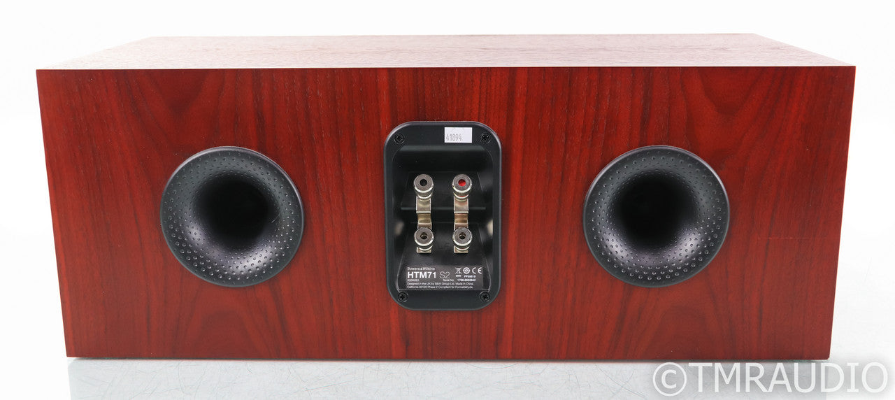 B&W HTM71 S2 Center Channel Speaker; Rosewood