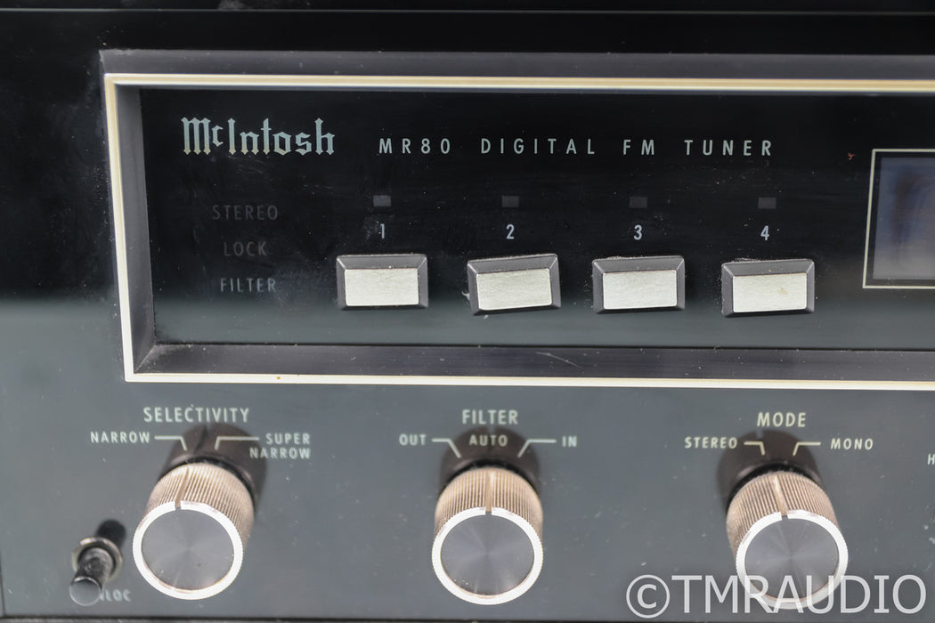McIntosh MR80 Vintage Digital FM Tuner; MR-80