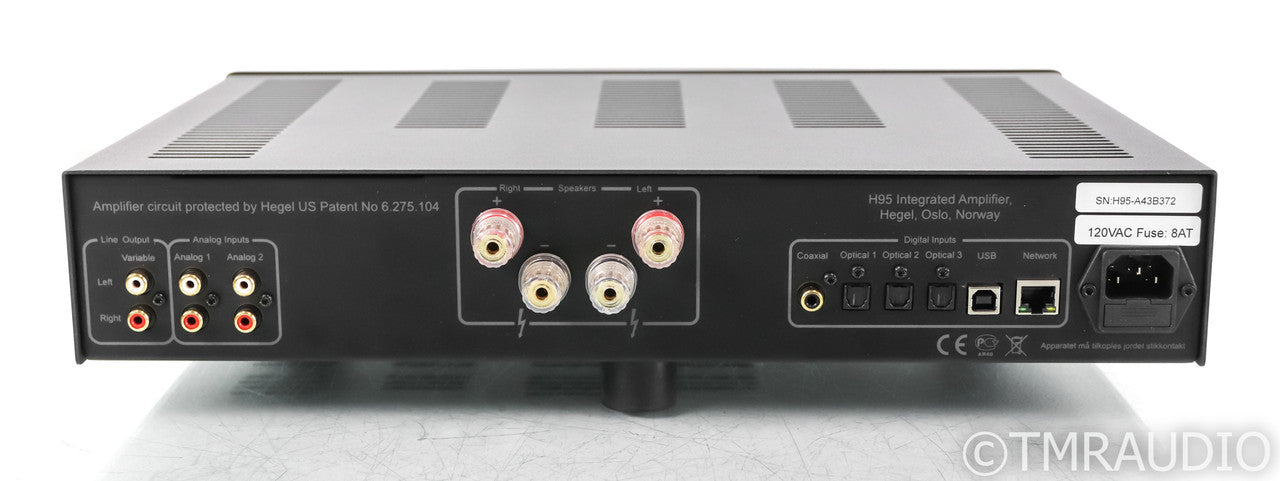 Hegel H95 Stereo Integrated Amplifier; H-95; Remote