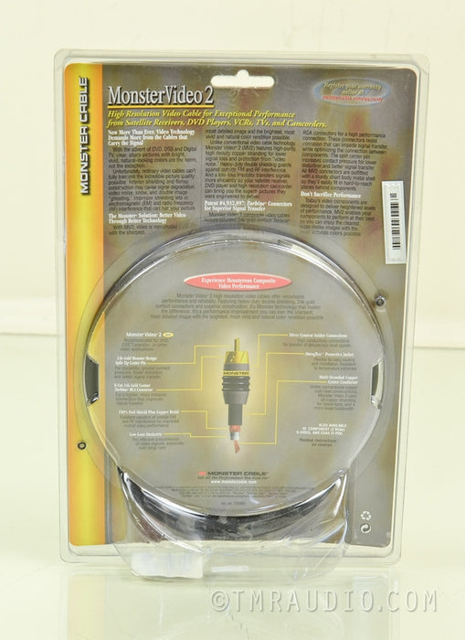 Monster Video 2 13 ft / 4 meter RCA Video Cable